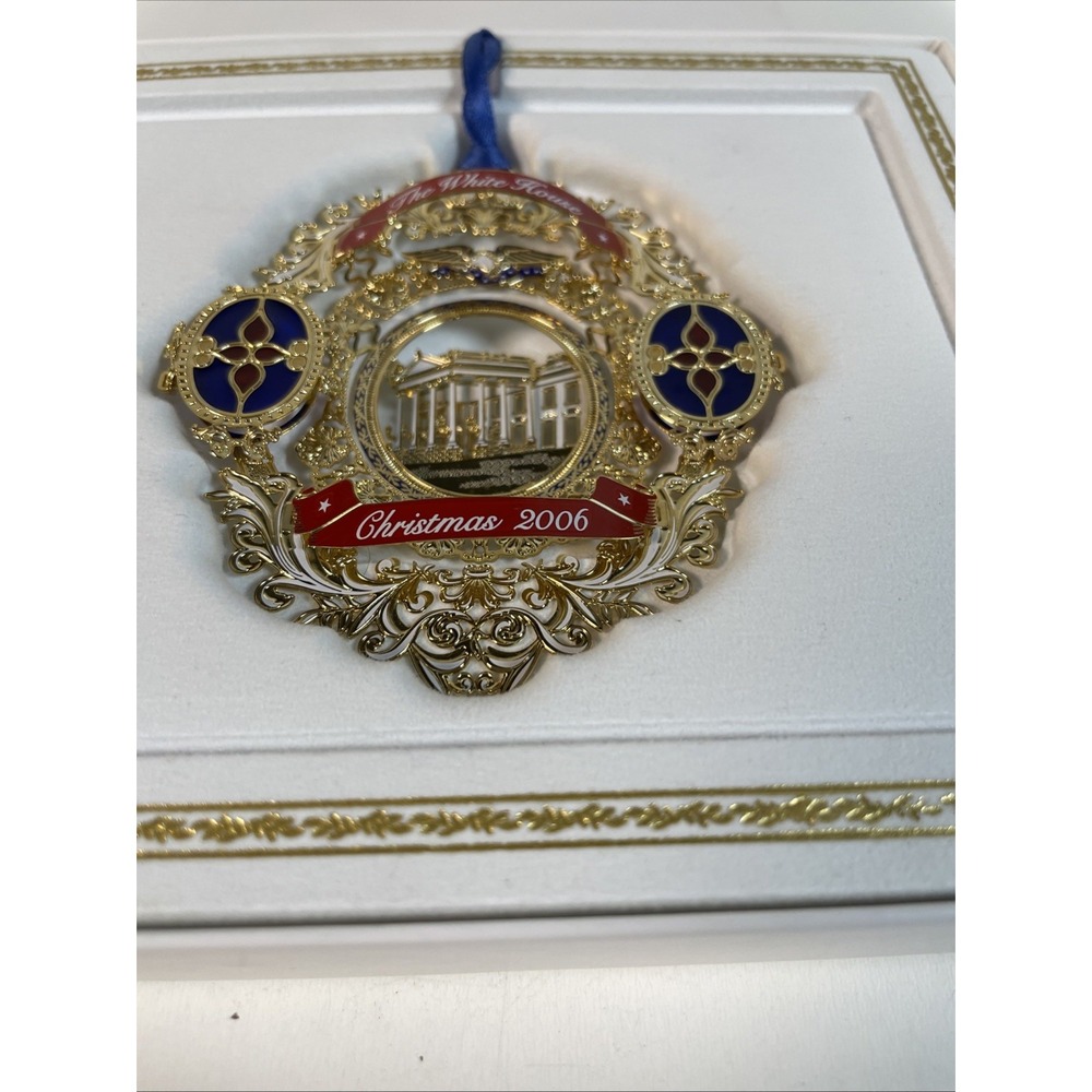 The White House Christmas Ornament 2006 In Original Box - Picture 7 of 7
